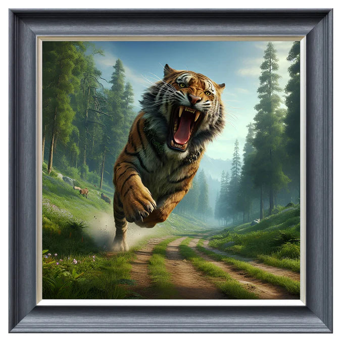 Fellini Home Running Tiger Frame