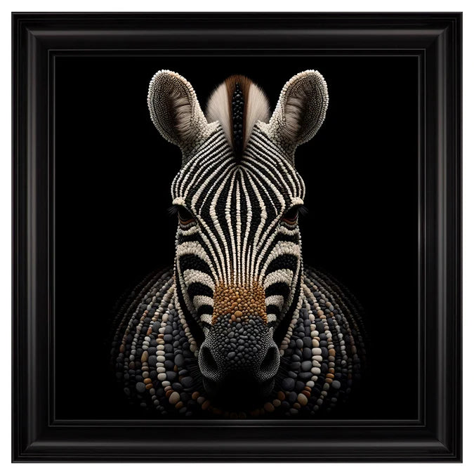 Fellini Home Stone Zebra Frame