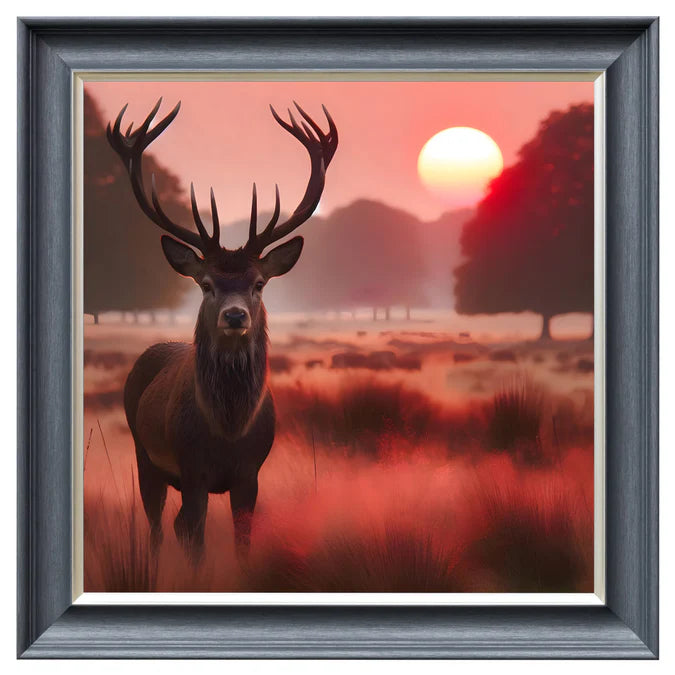 Fellini Home Stag Sunset Stag Frame