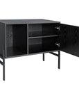 Fellini Home Groove Black Storage Cabinet