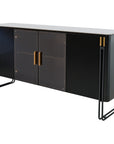 Fellini Home Genero Black and Gold Sideboard