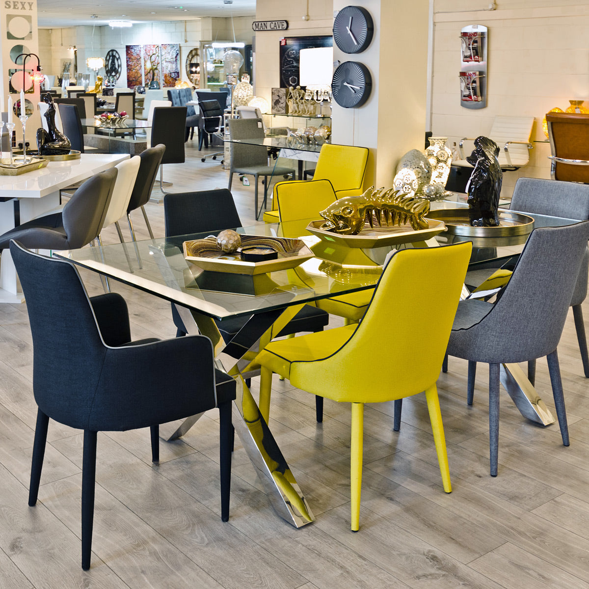 Fellini Home Crossly Rectangular Dining Table - Fellini Home Ltd