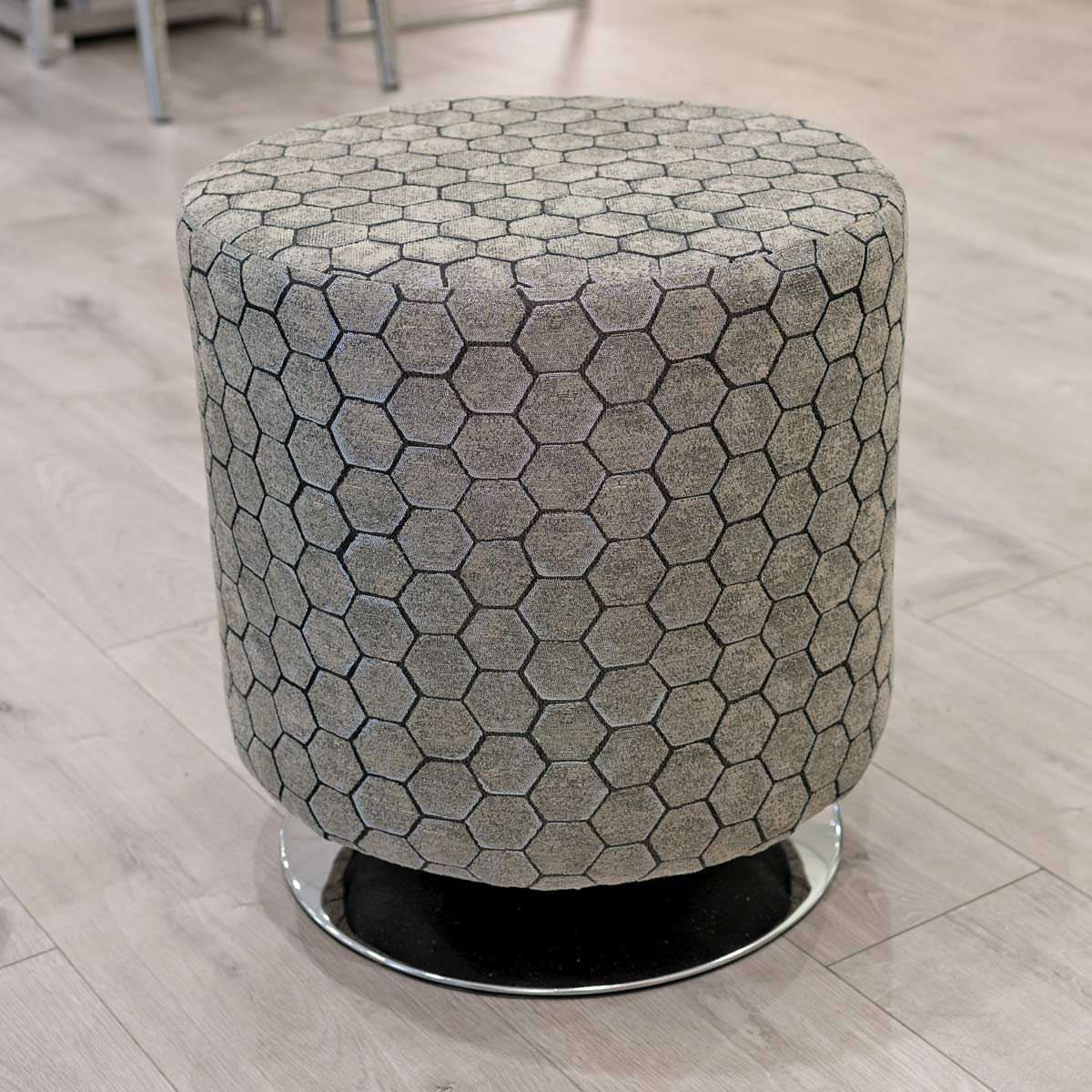 Fellini Home Bespoke Round Swivel Drum Stool