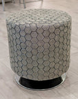 Fellini Home Bespoke Round Swivel Drum Stool