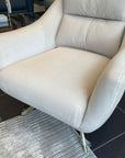 Hanen Armchair With Gold Legs - Fellini Home Ltd