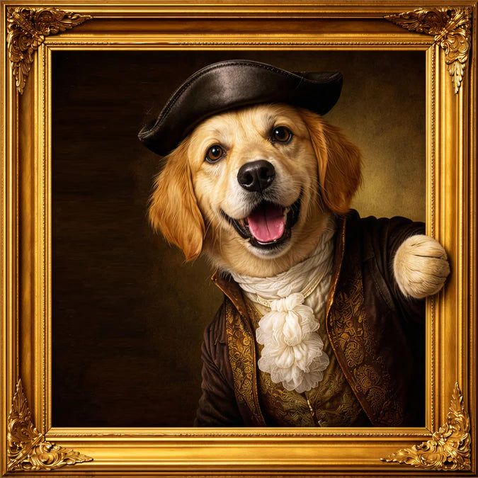 Fellini Home Gentleman Dog Wall Art