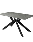 Torelli Azzaro 160cm Matte Grey Ceramic Fixed Dining Table