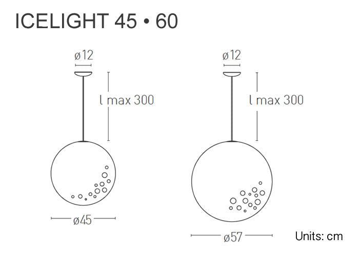 Lumen Centre IceLight Suspension Lamp - Fellini Home Ltd