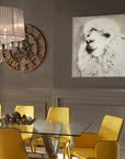 Fellini Home Alpaca Glass Wall Art