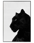 Fellini Home Framed Glass Black Panther Art