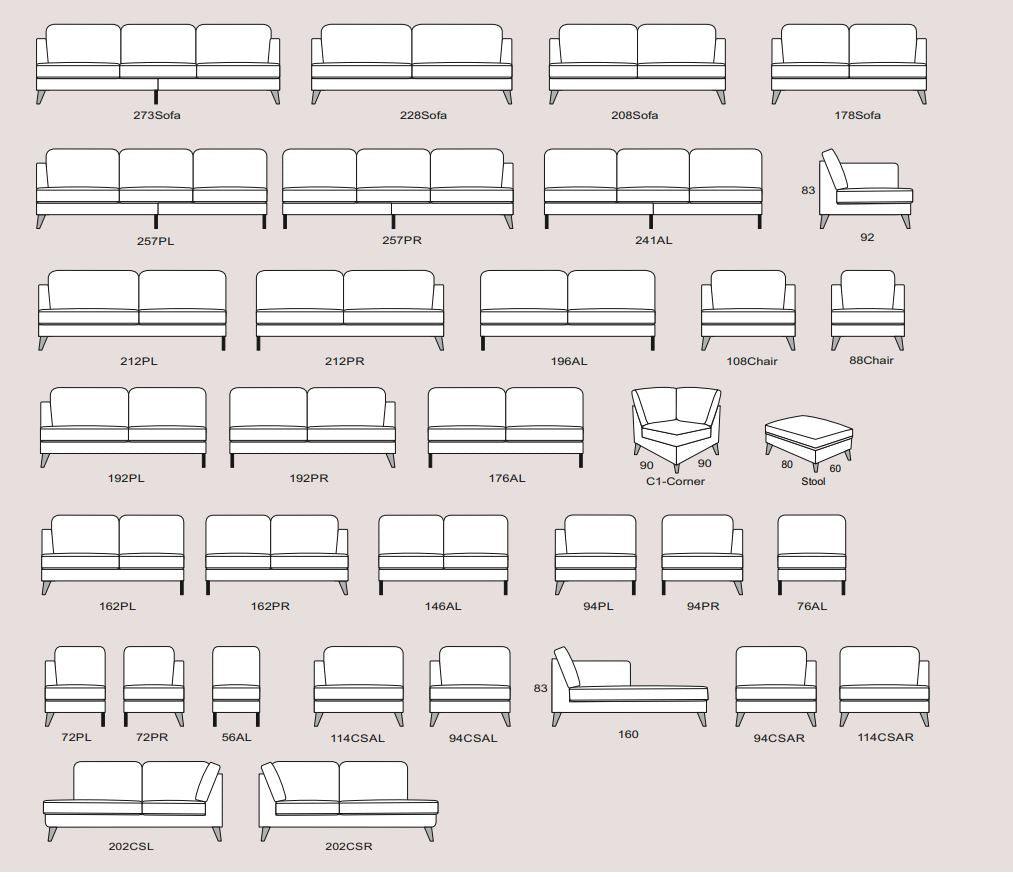 Primavera Pimlico Corner Sofa - Fellini Home Ltd