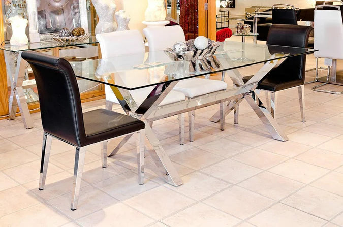 Fellini Home Crossly Rectangular 8 Seater Dining Table