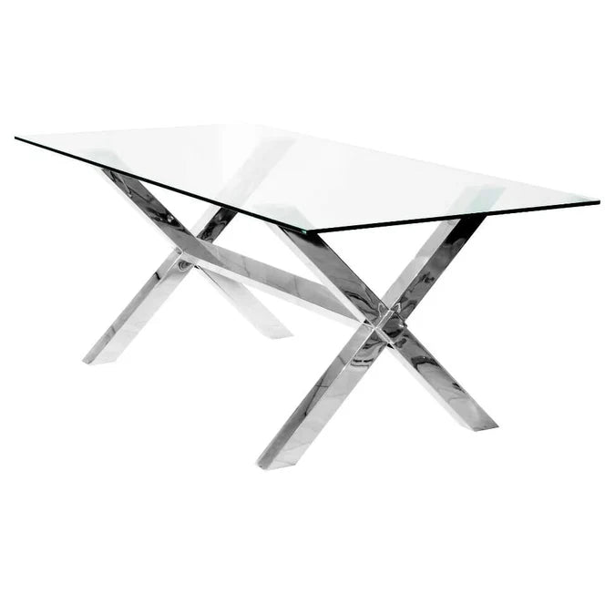 Fellini Home Crossly Rectangular 8 Seater Dining Table