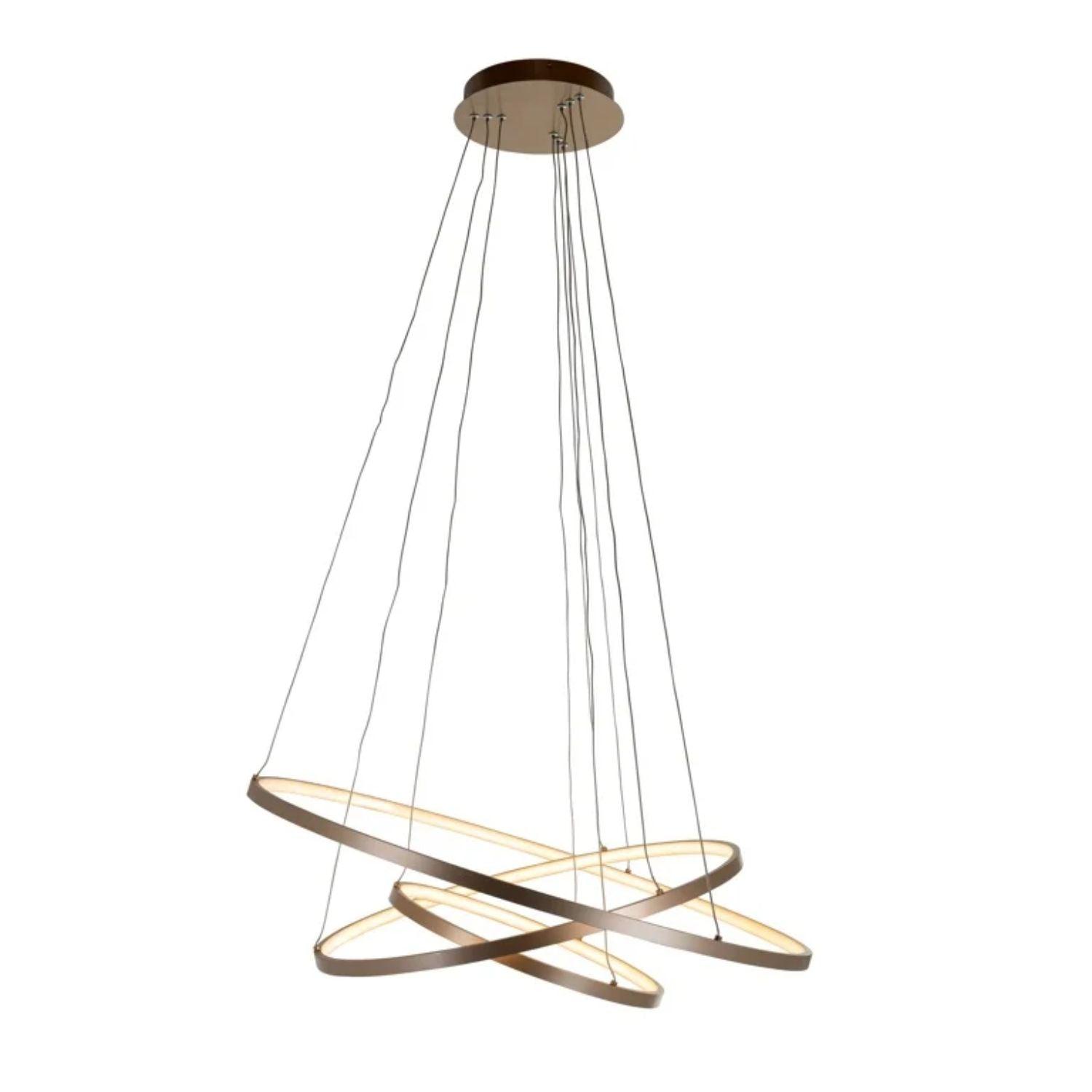 Richmond Interiors Amira Aluminium Hanging Lamp - Gold Finish HL - 0124 - Fellini Home Ltd