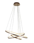 Richmond Interiors Amira Aluminium Hanging Lamp - Gold Finish HL - 0124 - Fellini Home Ltd