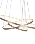 Richmond Interiors Amira Aluminium Hanging Lamp - Gold Finish HL - 0124 - Fellini Home Ltd