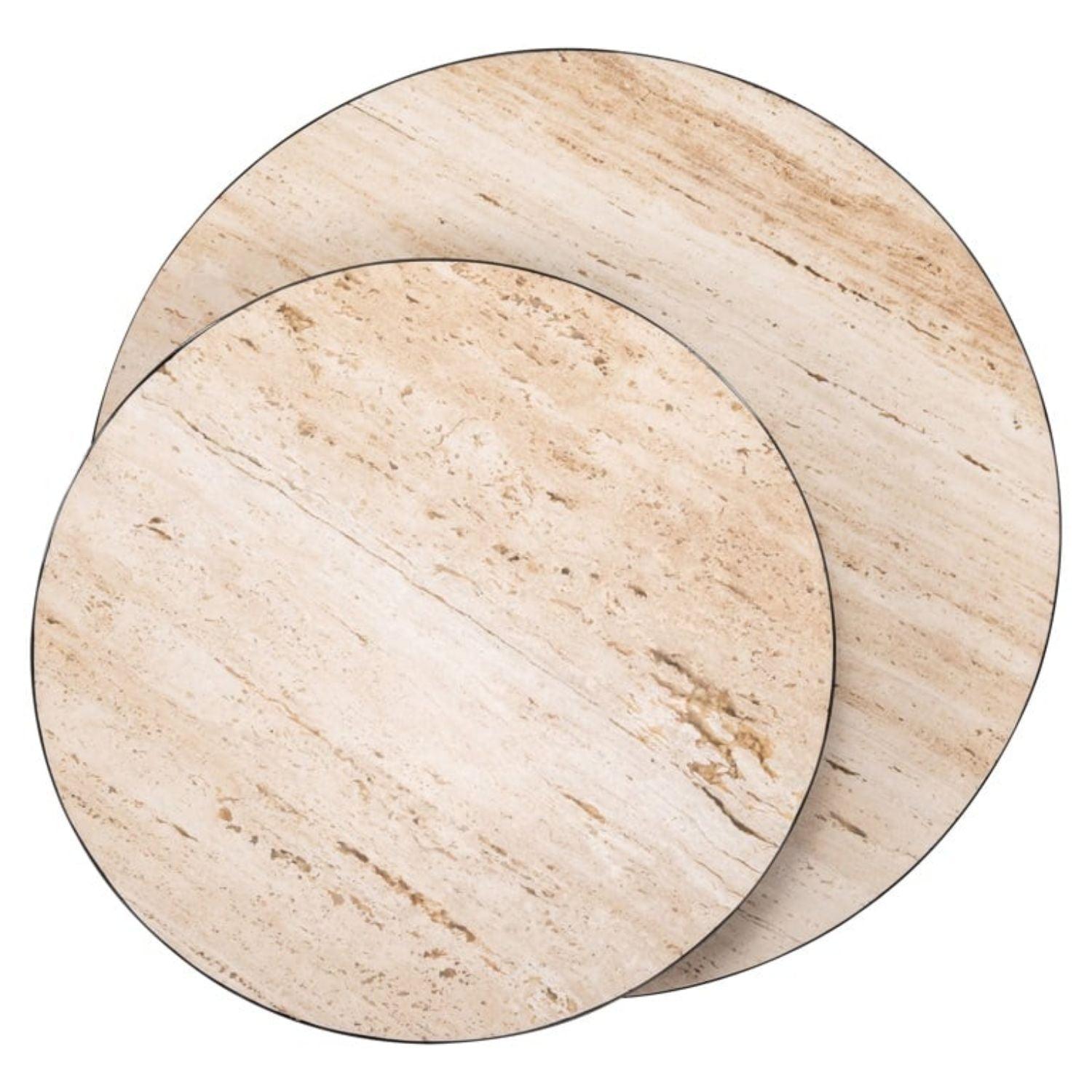 Richmond Interiors Avalon Round Layered Coffee Table 7666 - Fellini Home Ltd