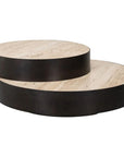 Richmond Interiors Avalon Round Layered Coffee Table 7666 - Fellini Home Ltd