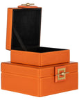 Richmond Interiors Bodine Orange Jewellery Box JB - 0055 - Fellini Home Ltd