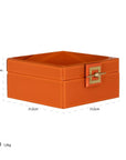 Richmond Interiors Bodine Orange Jewellery Box JB - 0055 - Fellini Home Ltd