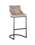 Richmond Interiors Bolton Barstool in Khaki and Black S4579 FR - Fellini Home Ltd