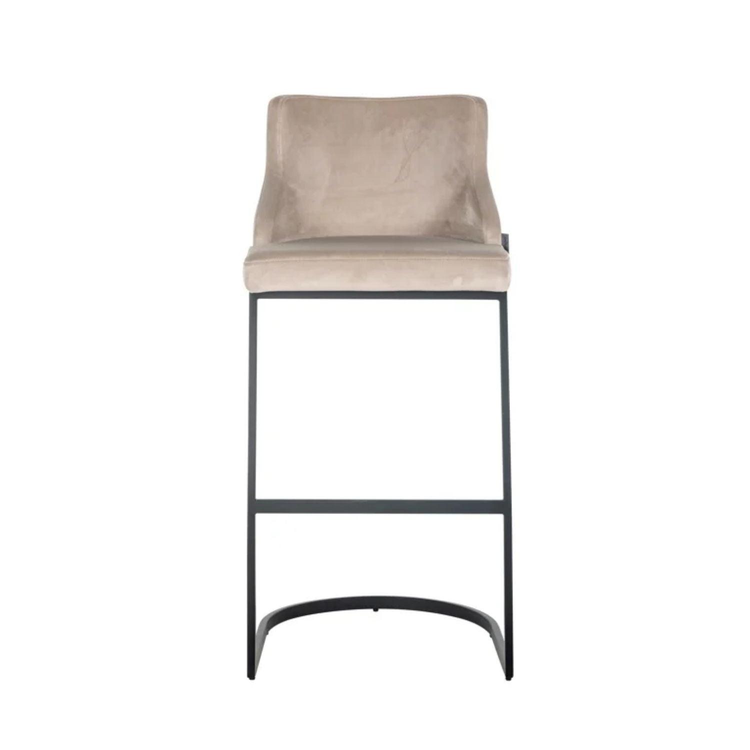 Richmond Interiors Bolton Barstool in Khaki and Black S4579 FR - Fellini Home Ltd