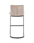 Richmond Interiors Bolton Barstool in Khaki and Black S4579 FR - Fellini Home Ltd