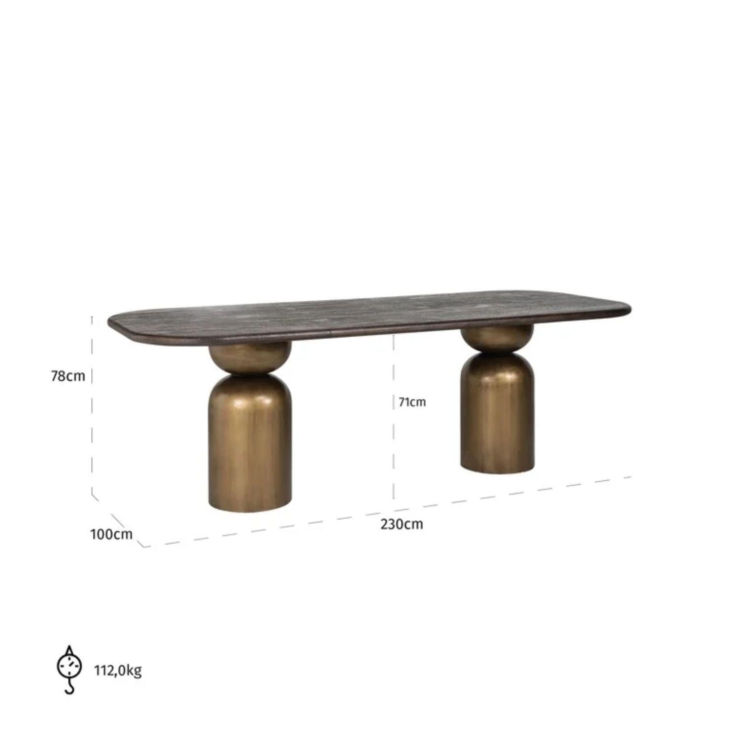 Richmond Interiors Cavo Dining Table – 230cm 7780 - Fellini Home Ltd