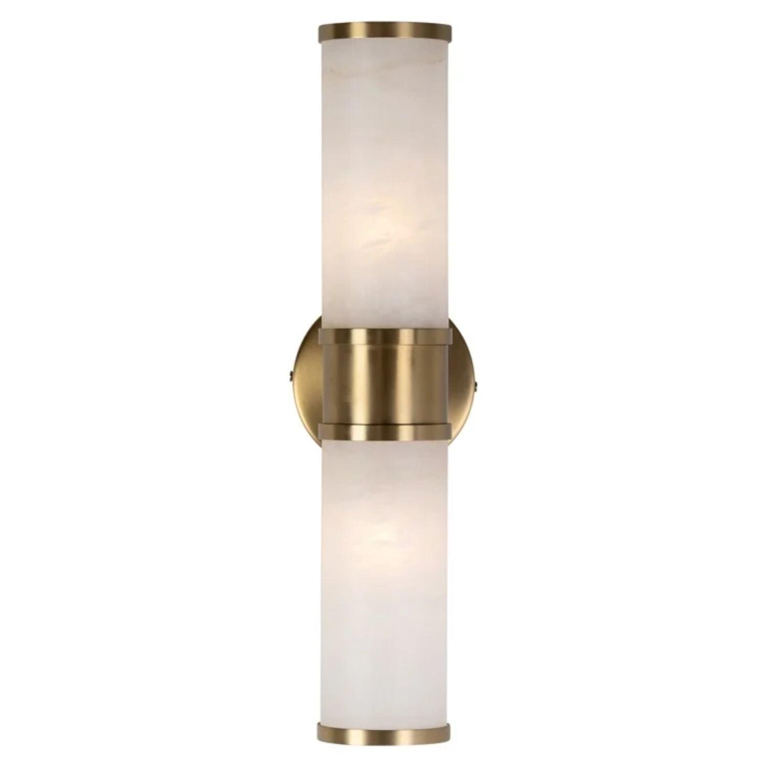 Richmond Interiors Charlize Brushed Gold Wall Lamp ML - 0021 - Fellini Home Ltd