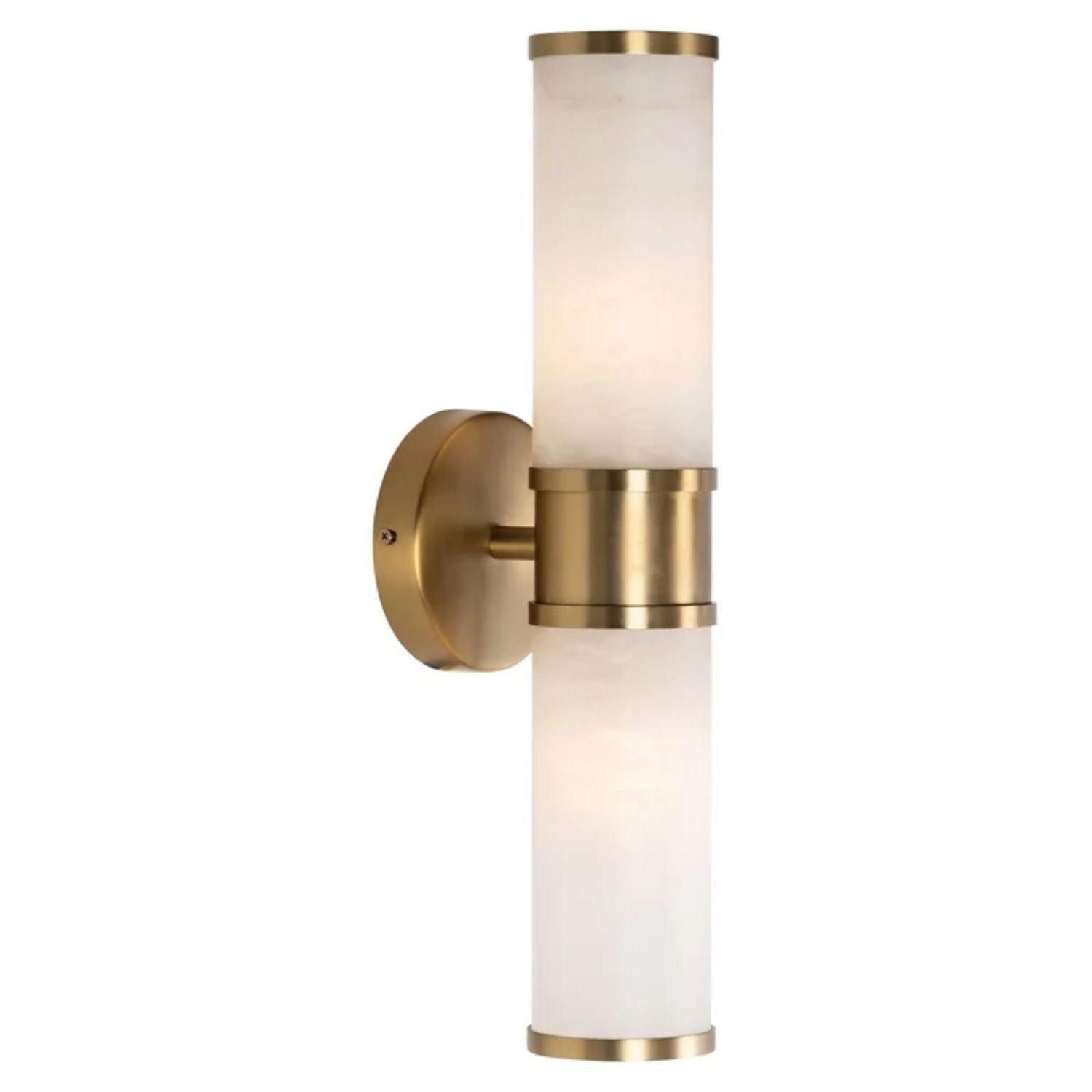 Richmond Interiors Charlize Brushed Gold Wall Lamp ML - 0021 - Fellini Home Ltd