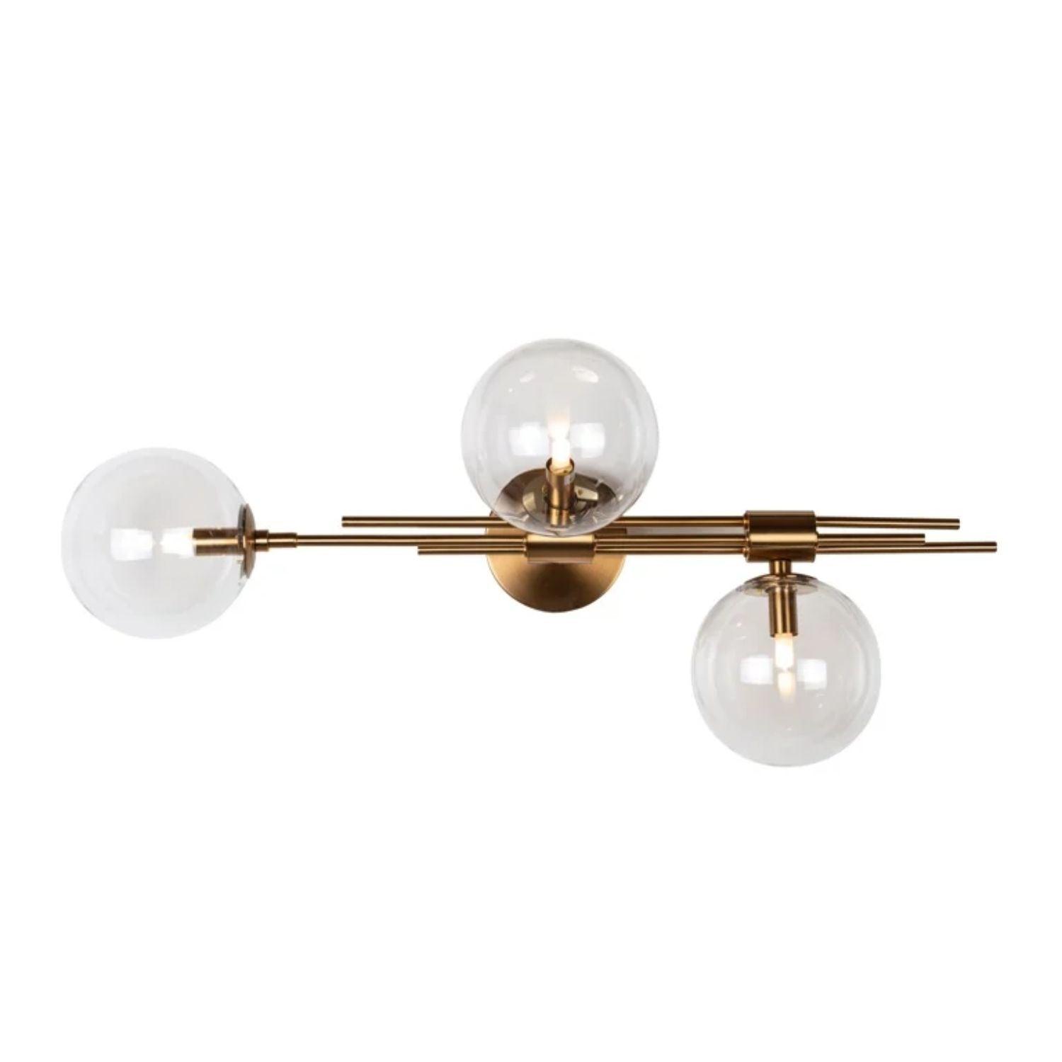 Richmond Interiors Davine Wall Lamp In Gold ML - 0008 - Fellini Home Ltd