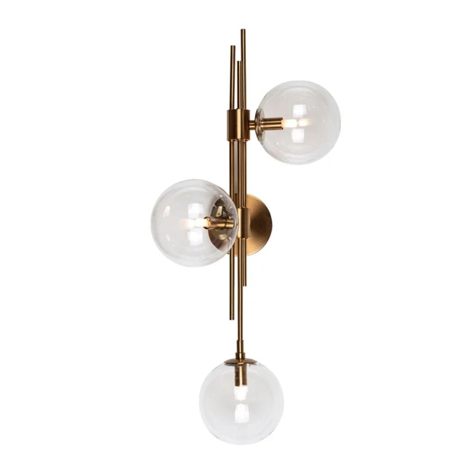 Richmond Interiors Davine Wall Lamp In Gold ML - 0008 - Fellini Home Ltd