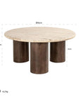 Richmond Interiors Douglas Coffee Table - Round 7931 - Fellini Home Ltd