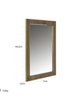 Richmond Interiors Ironville Rectangular Mirror MI - 0073 - Fellini Home Ltd