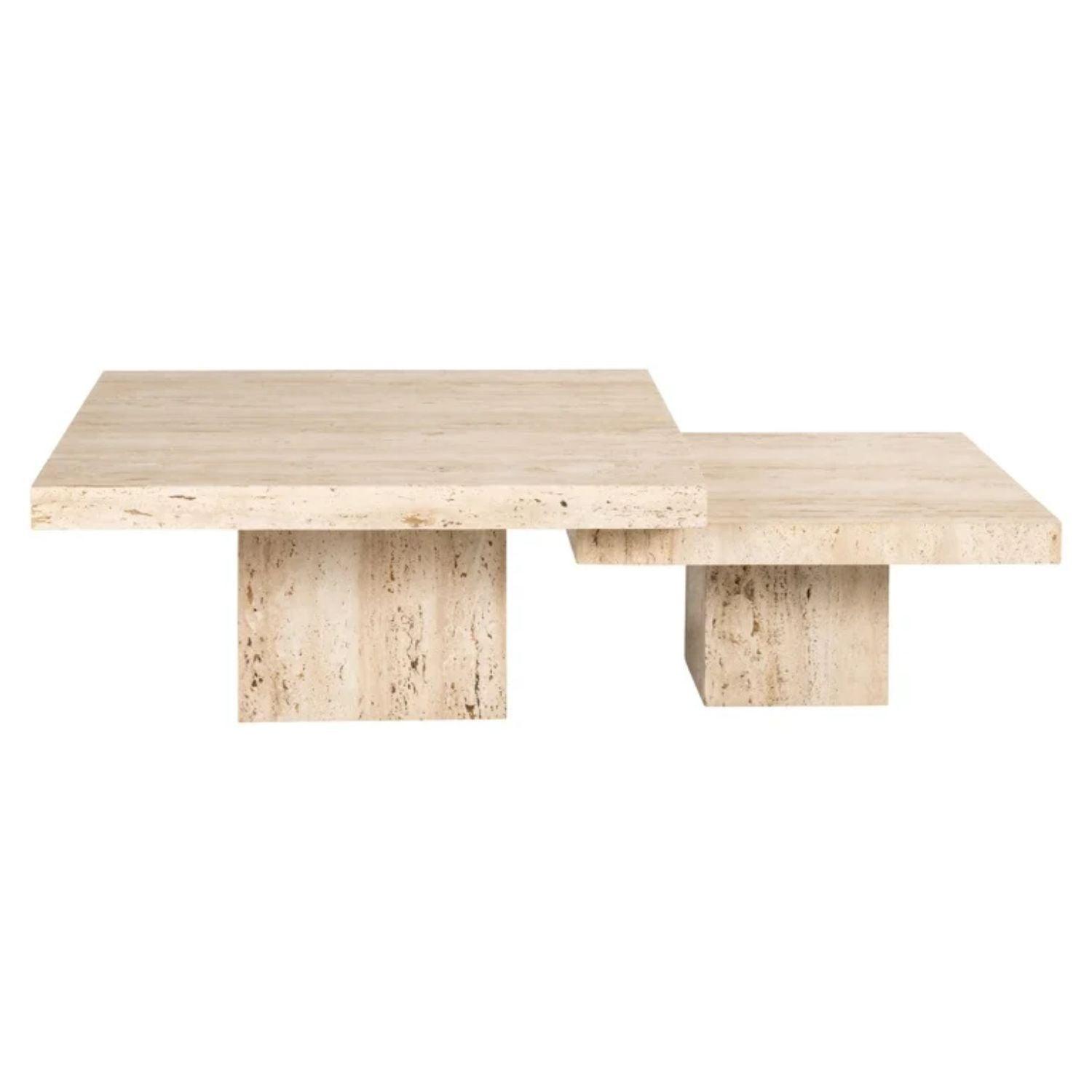 Richmond Interiors La Cantera Coffee Table Square Set of 2 - 7671 - Fellini Home Ltd