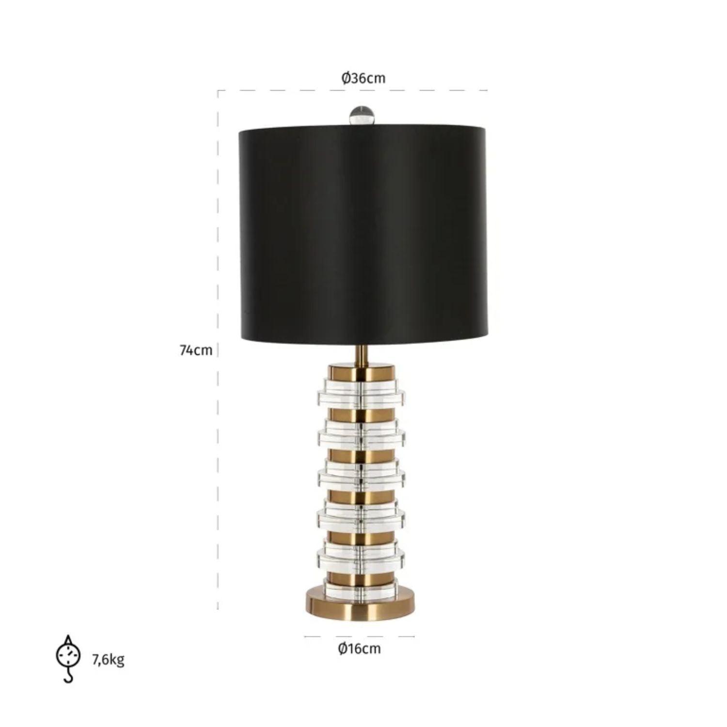 Richmond Interiors Leonore Table Lamp LB - 0163 - Fellini Home Ltd