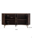 Richmond Interiors Luxor 4 Door Sideboard 7751 - Fellini Home Ltd