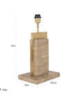 Richmond Interiors Mosa Gold Table Lamp LB - 0144 - Fellini Home Ltd