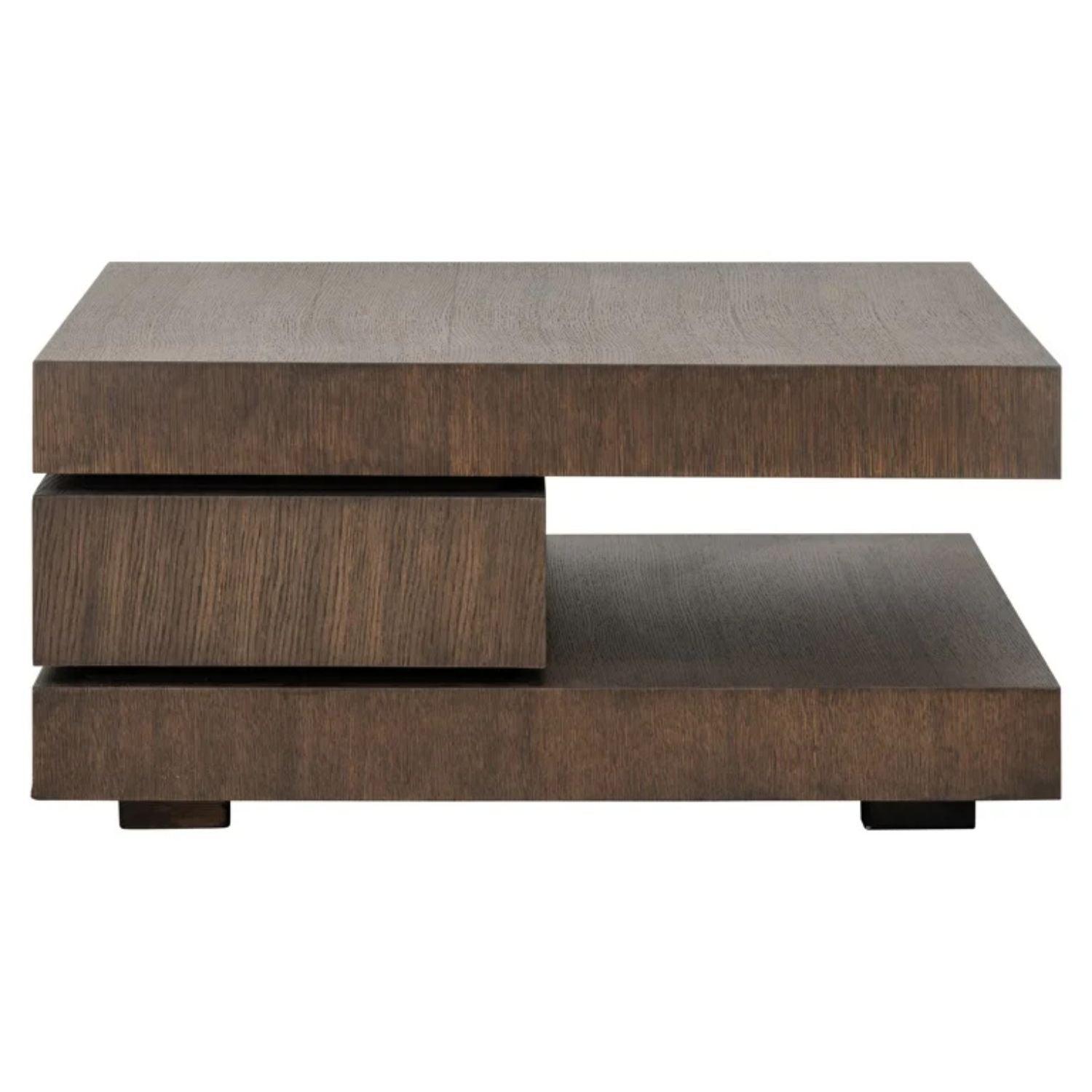 Richmond Interiors Oakura Coffee Table In Brown 6505 - Fellini Home Ltd