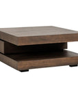 Richmond Interiors Oakura Coffee Table In Brown 6505 - Fellini Home Ltd