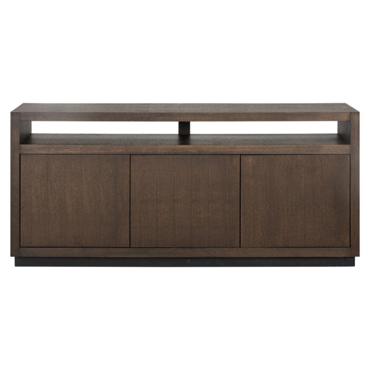 Richmond Interiors Oakura Sideboard 3 - Doors In Brown 6500 - Fellini Home Ltd