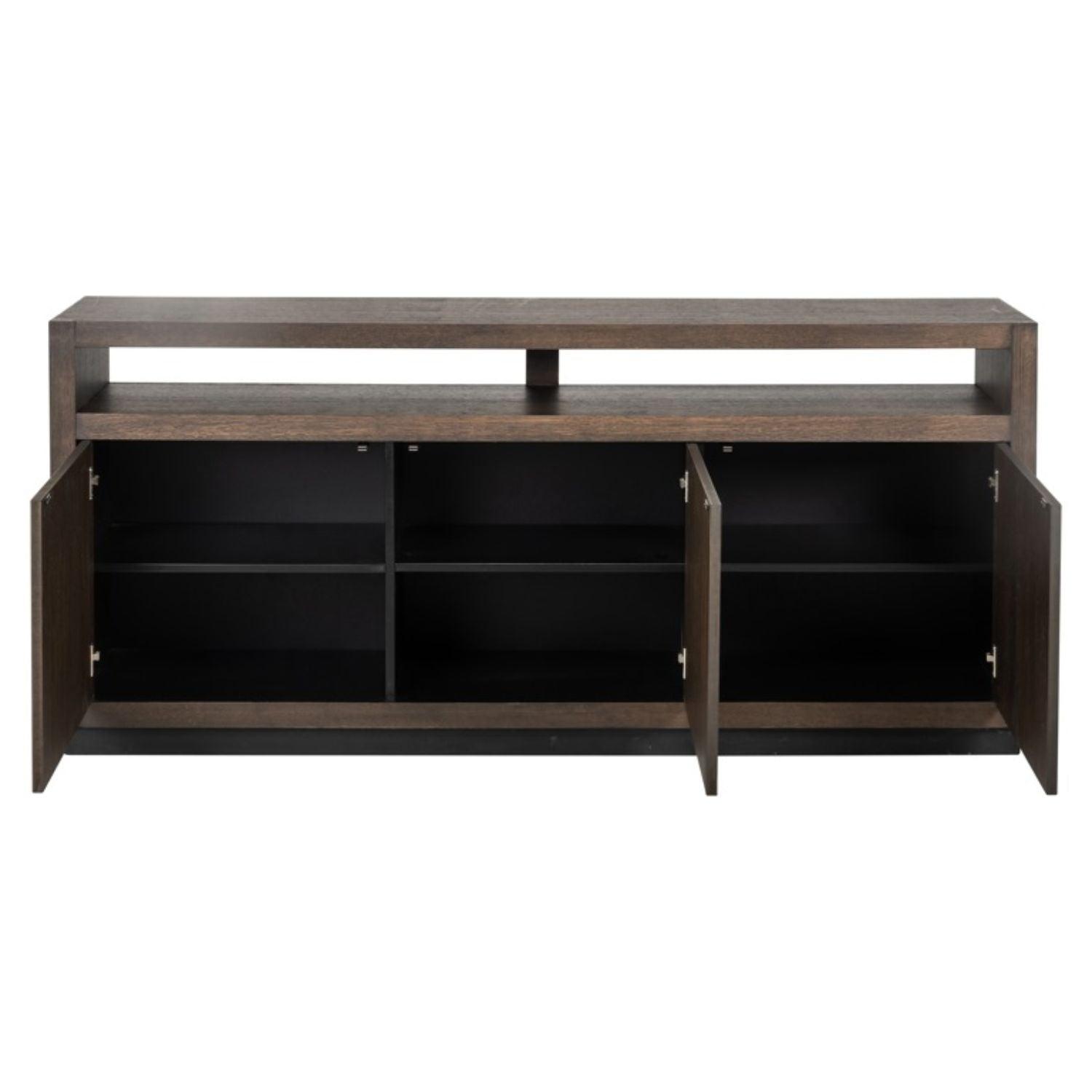 Richmond Interiors Oakura Sideboard 3 - Doors In Brown 6500 - Fellini Home Ltd