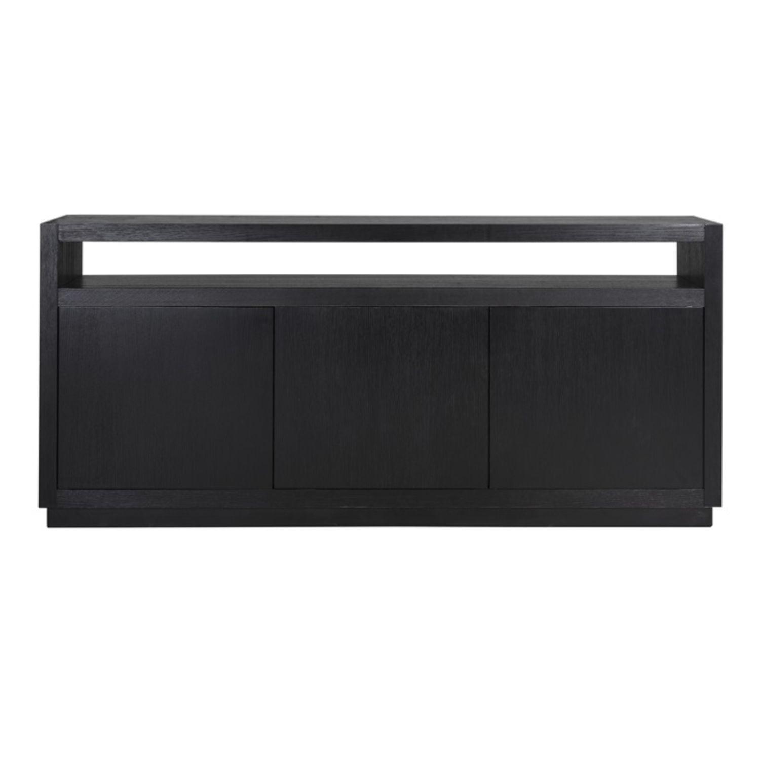 Richmond Interiors Oakura Sideboard 3 - Doors In Brown 6500 - Fellini Home Ltd