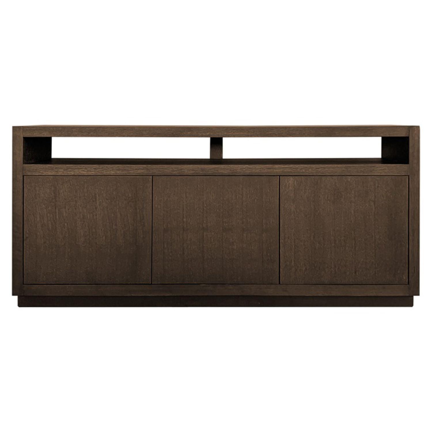 Richmond Interiors Oakura Sideboard 3 - Doors In Brown 6500 - Fellini Home Ltd