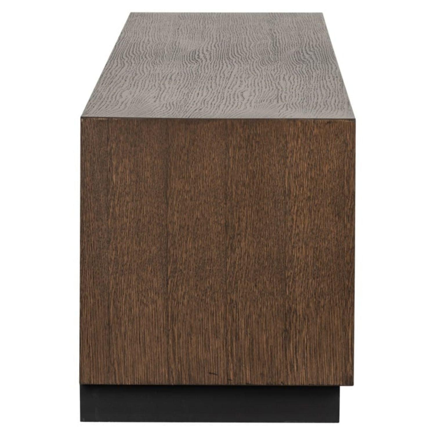 Richmond Interiors Oakura TV - Unit 3 - Drawers In Brown 6503 - Fellini Home Ltd