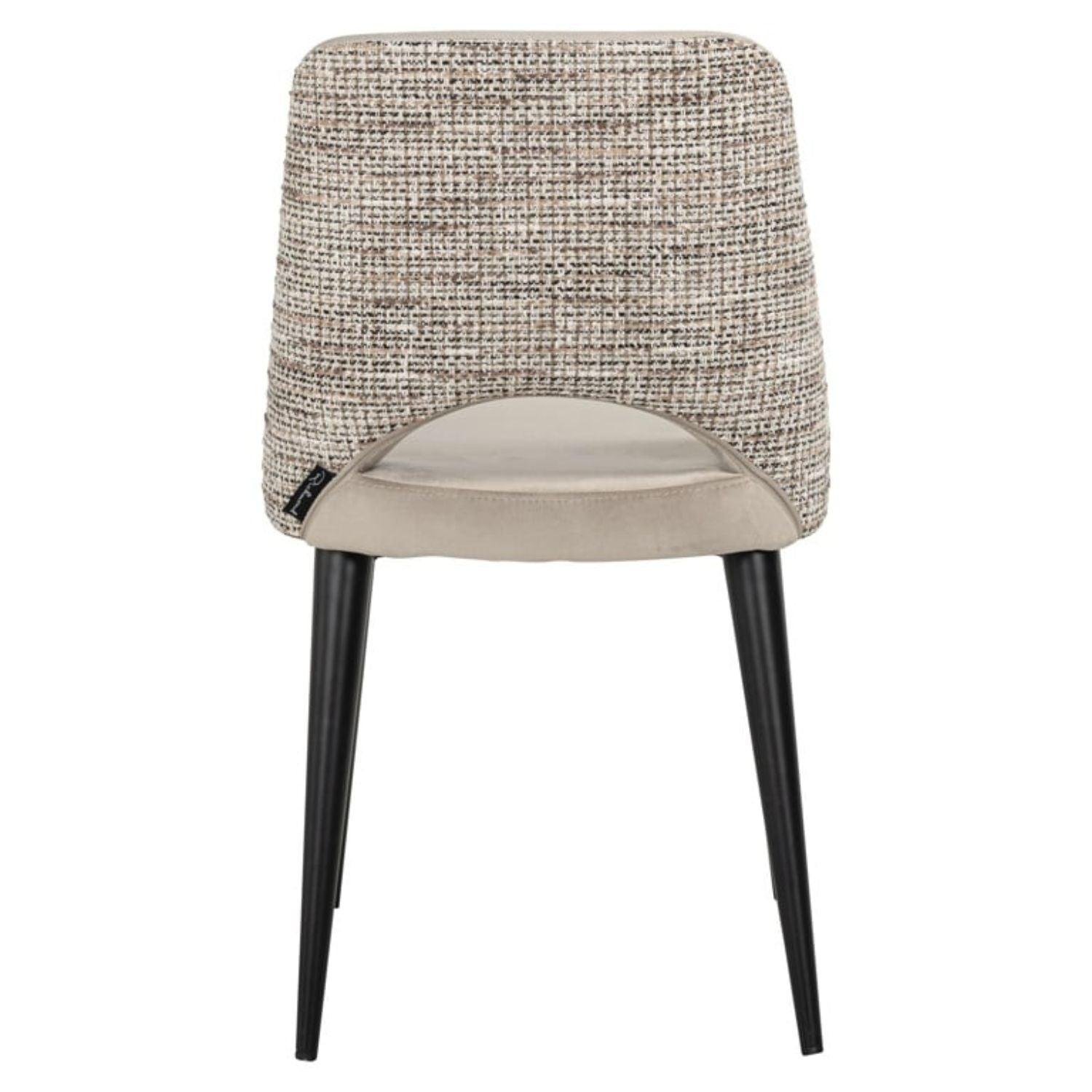 Richmond Interiors Tabitha Dining Chair in Trendy Nature and Quartz Khaki S4482 FR - Fellini Home Ltd