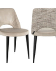 Richmond Interiors Tabitha Dining Chair in Trendy Nature and Quartz Khaki S4482 FR - Fellini Home Ltd