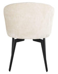 Richmond Interiors White Chenille Fire Retardant Chair Amphara S4594 FR - Fellini Home Ltd