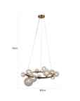 Richmond Interiors Yosie Hanging Lamp HL - 0148 - Fellini Home Ltd