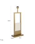 Richmond Interiors Yrsa Table Lamp (Base Only) LB - 0154 - Fellini Home Ltd